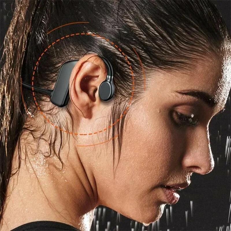 Open-Ear Wireless Headphones: Perfect for Sports & Swimming