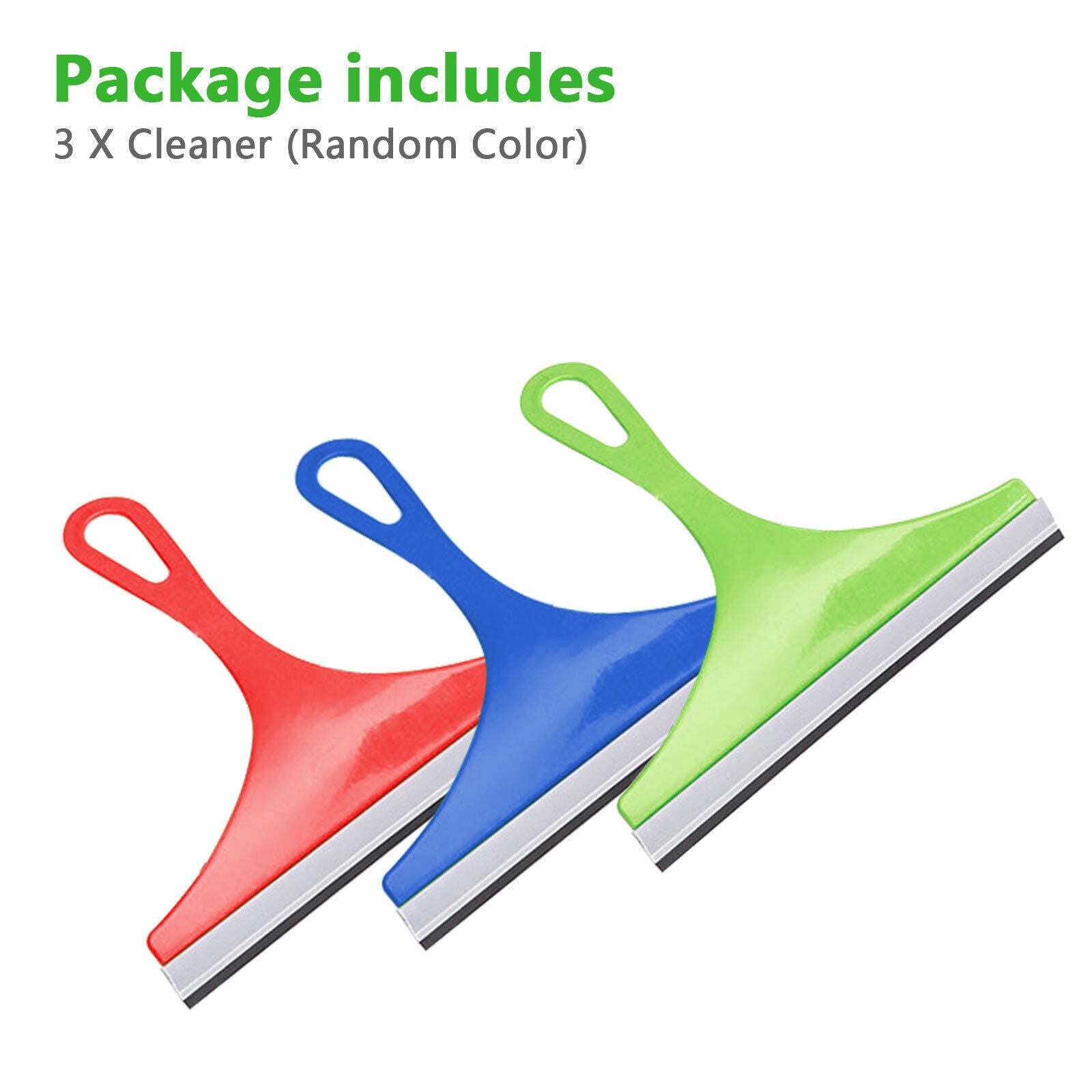 3-in-1 Glass Window Cleaner Squeegee