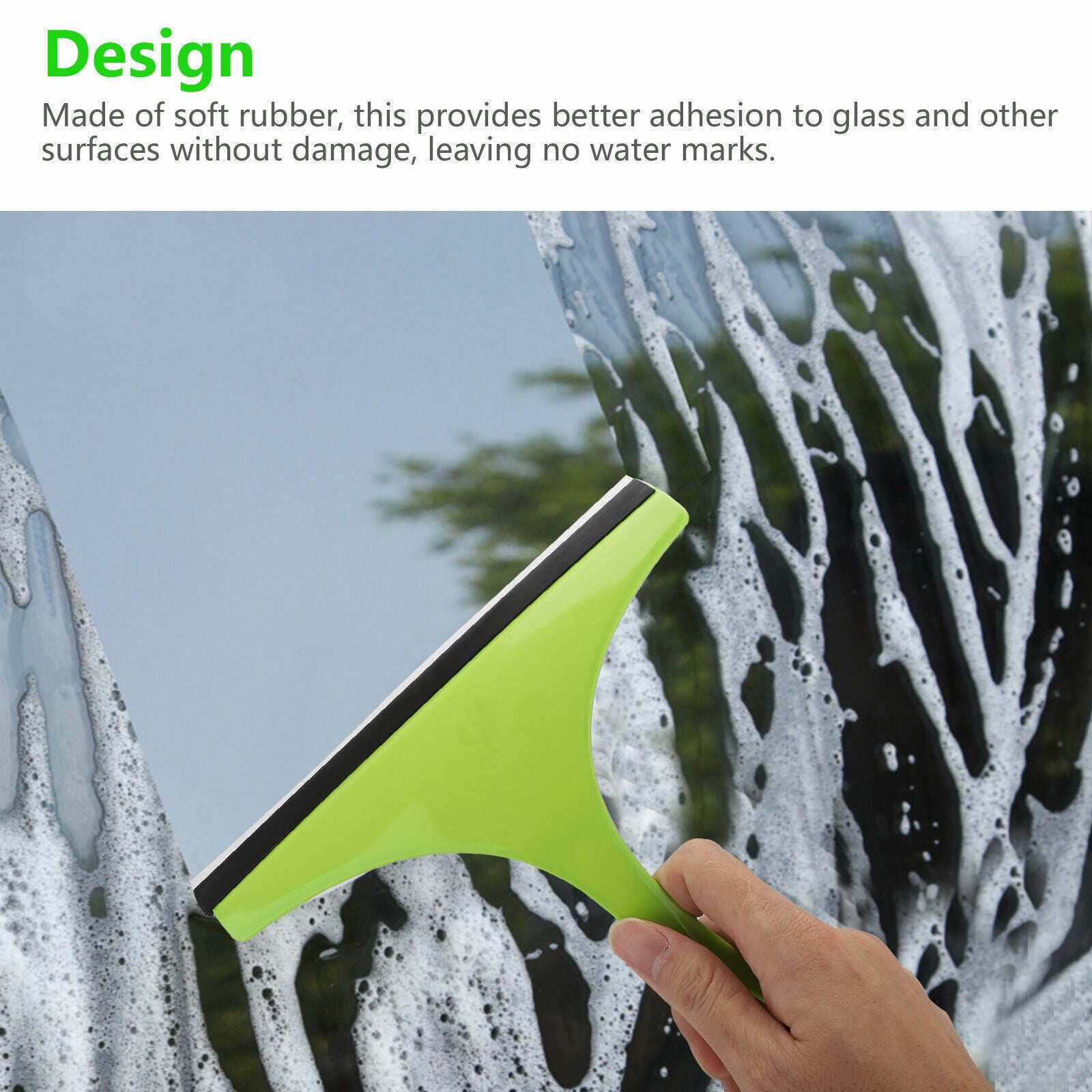 3-in-1 Glass Window Cleaner Squeegee