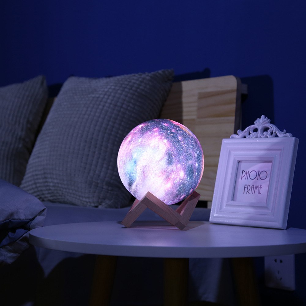 3D Printing Lunar Light Painting Night Light