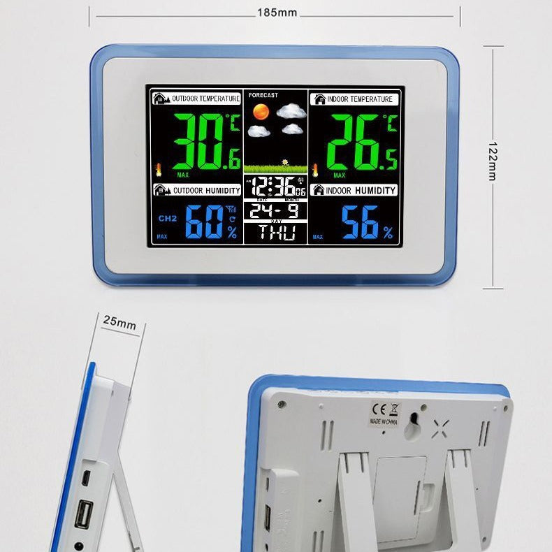 433MHZ Wireless Transmission Color Display Weather Forecast Bell